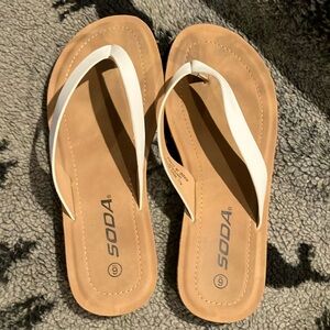 White Soda Sandals